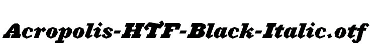 Acropolis-HTF-Black-Italic