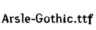 Arsle-Gothic