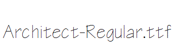 Architect-Regular