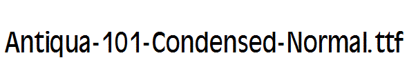 Antiqua-101-Condensed-Normal