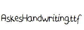 AskesHandwriting