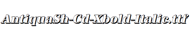 AntiquaSh-Cd-Xbold-Italic