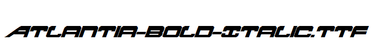 Atlantia-Bold-Italic