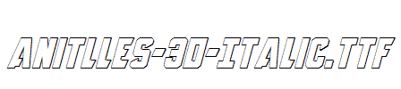 Anitlles-3D-Italic