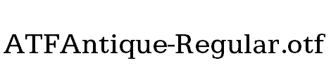 ATFAntique-Regular