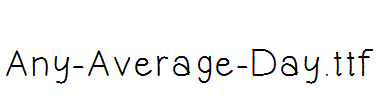 Any-Average-Day