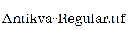 Antikva-Regular