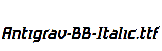 Antigrav-BB-Italic