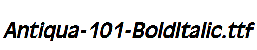 Antiqua-101-BoldItalic