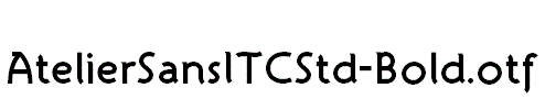 AtelierSansITCStd-Bold