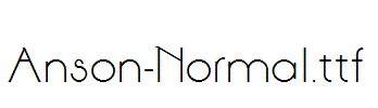 Anson-Normal