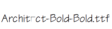 Architect-Bold-Bold