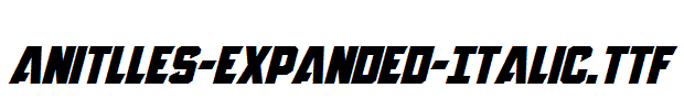 Anitlles-Expanded-Italic