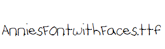 AnniesFontwithFaces