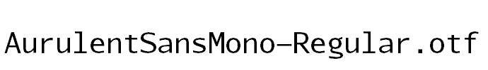 AurulentSansMono-Regular