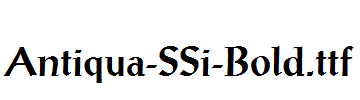 Antiqua-SSi-Bold