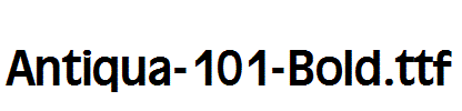 Antiqua-101-Bold