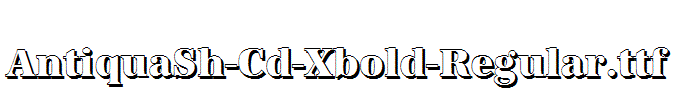 AntiquaSh-Cd-Xbold-Regular