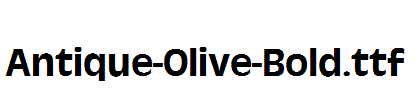 Antique-Olive-Bold