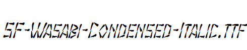 SF-Wasabi-Condensed-Italic