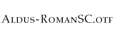 Aldus-RomanSC