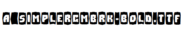 a_SimplerCmBrk-Bold