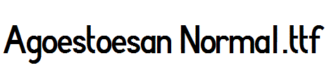 Agoestoesan-Normal
