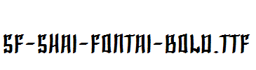 SF-Shai-Fontai-Bold