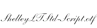 ShelleyLTStd-Script