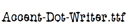 Accent-Dot-Writer