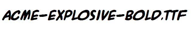 ACME-Explosive-Bold