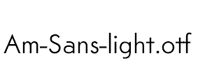 Am-Sans-light