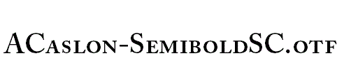 ACaslon-SemiboldSC