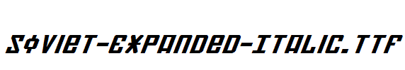 Soviet-Expanded-Italic