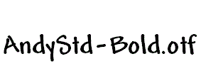 AndyStd-Bold