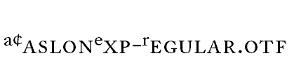 ACaslonExp-Regular