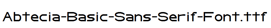 Abtecia-Basic-Sans-Serif-Font