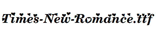 Times-New-Romance