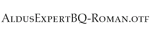AldusExpertBQ-Roman