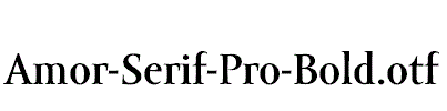 Amor-Serif-Pro-Bold