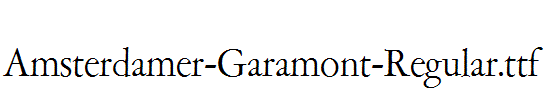 Amsterdamer-Garamont-Regular