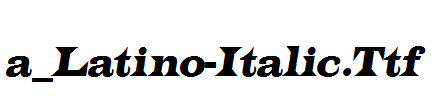 a_Latino-Italic