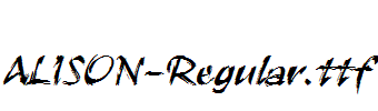 ALISON-Regular