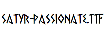 Satyr-Passionate