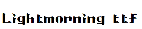 Lightmorning