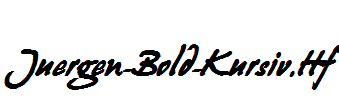 Juergen-Bold-Kursiv