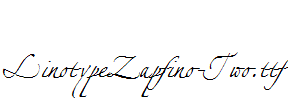 LinotypeZapfino-Two