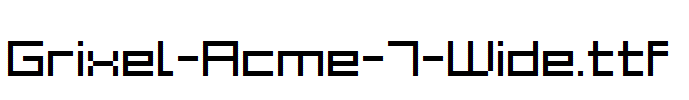 Grixel-Acme-7-Wide