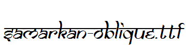 Samarkan-Oblique