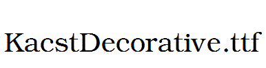 KacstDecorative